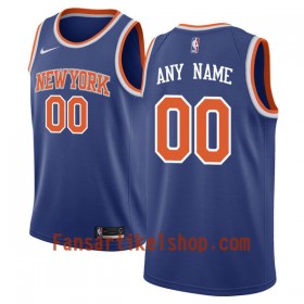 NBA New York Knicks Trikot Benutzerdefinierte Nike 2017-18 Blau Swingman - Herren
